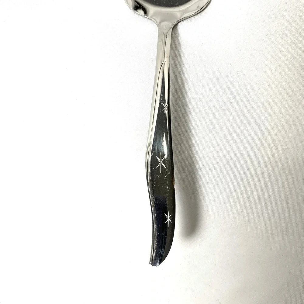 Mar-Crest CITATION Cake Pie Server‎ Stainless Flatware Atomic Starburst Vintage